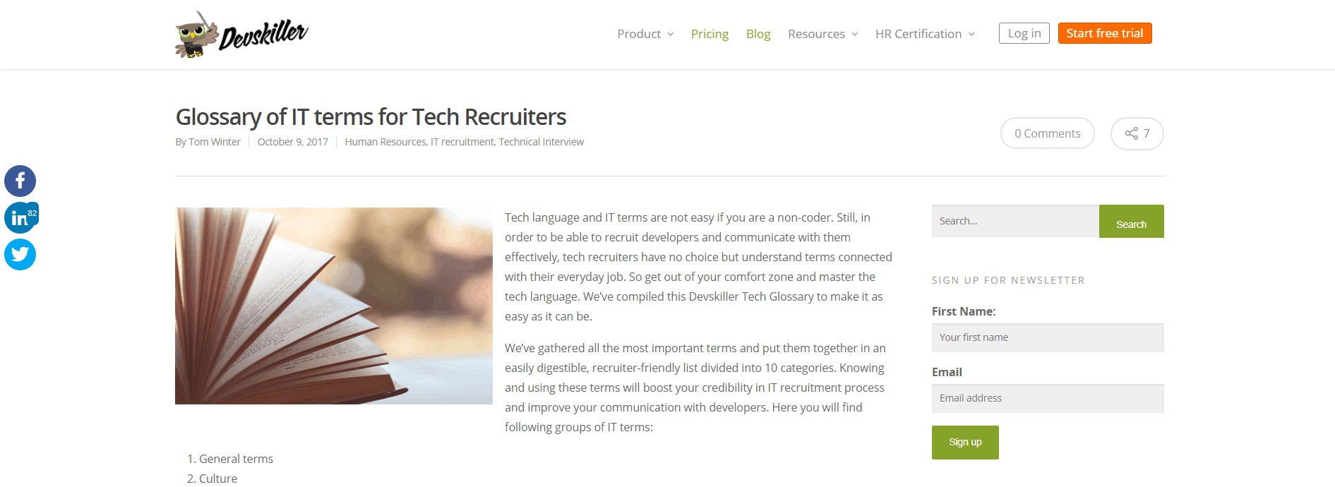 IT glossary to prevent tech recruitment sins