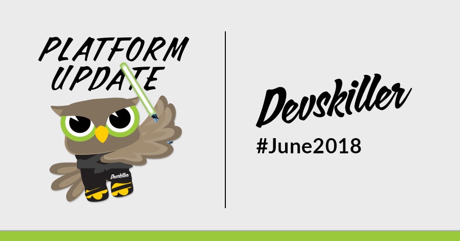 DevSkiller Platform Update Juni2018