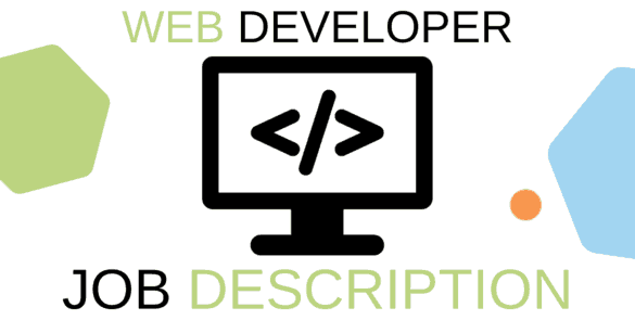 Modèle de description de poste de développeur web Blog