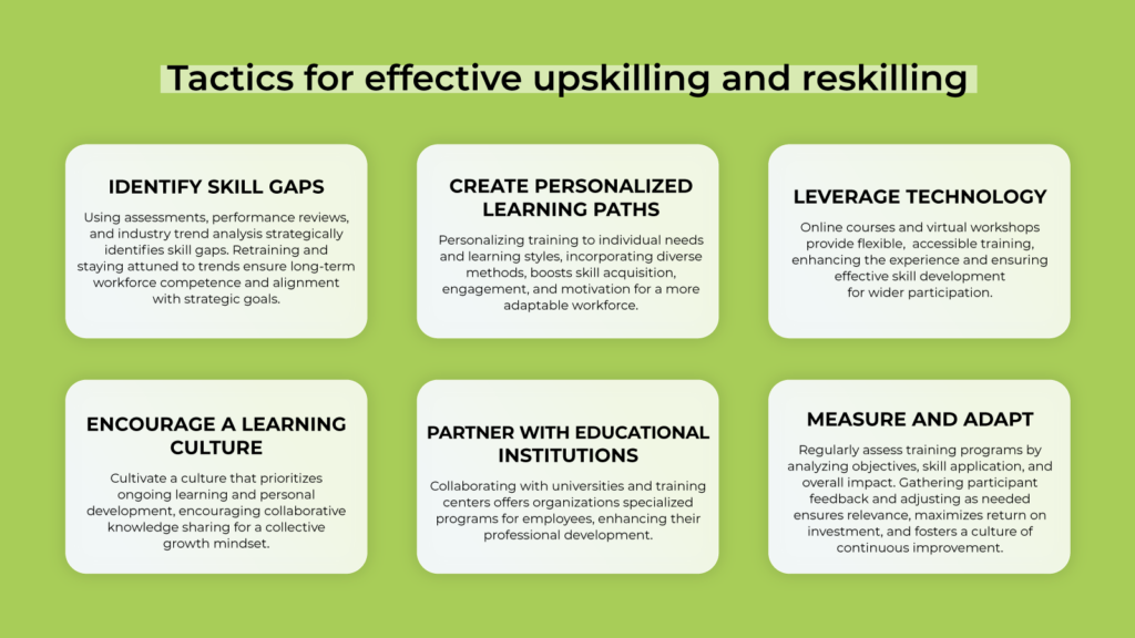 tactics for effective upskilling and reskilling