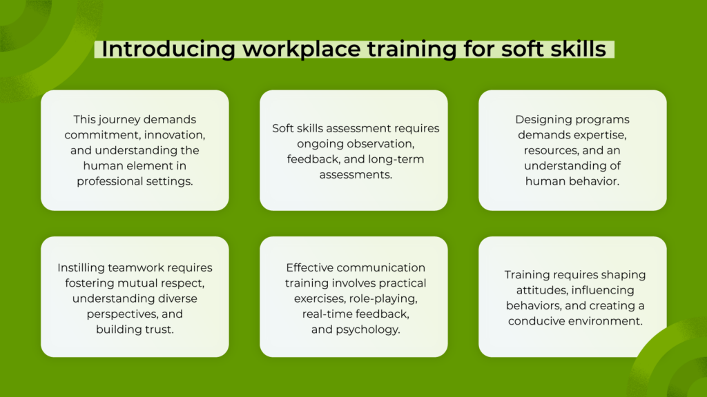 Implementing soft skills training in the workplace